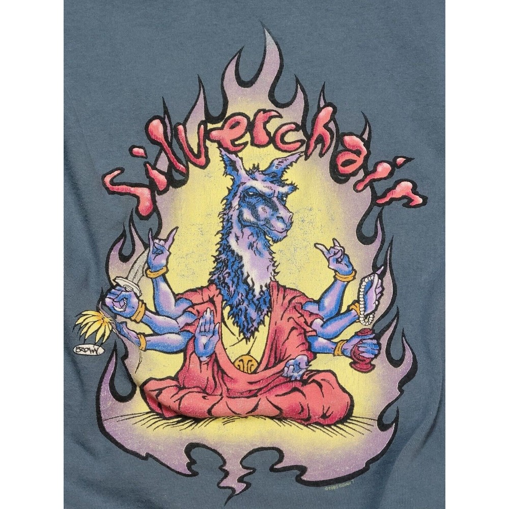 Silverchair Frogstomp Vintage Buddha Llama T-Shirt Size Large